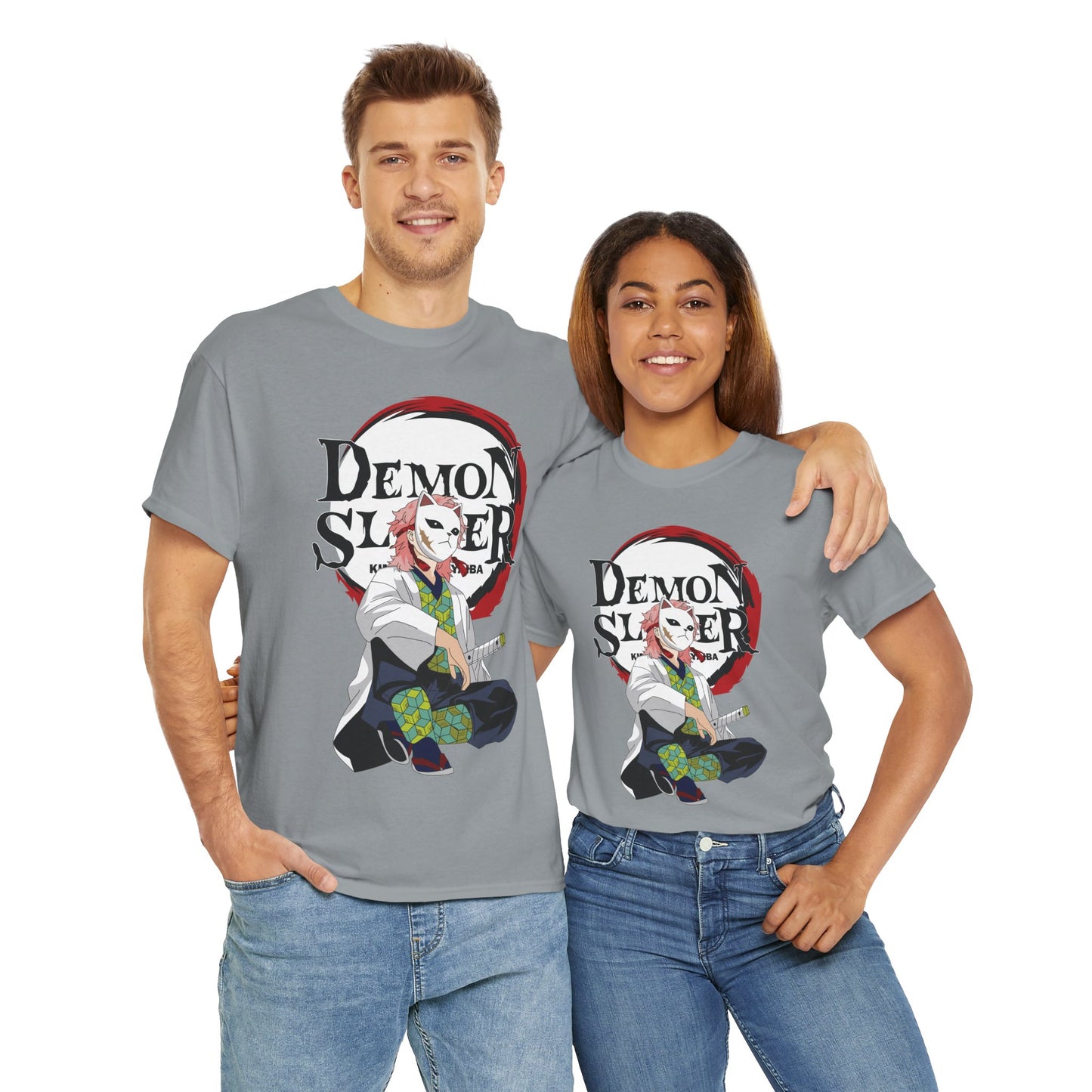 Demon Slayer Unisex Heavy Cotton Tee – Anime Fan Apparel