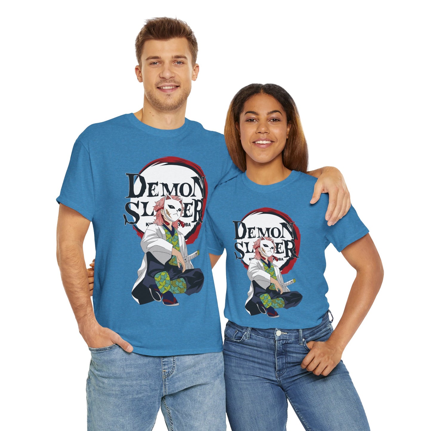 Demon Slayer Unisex Heavy Cotton Tee – Anime Fan Apparel