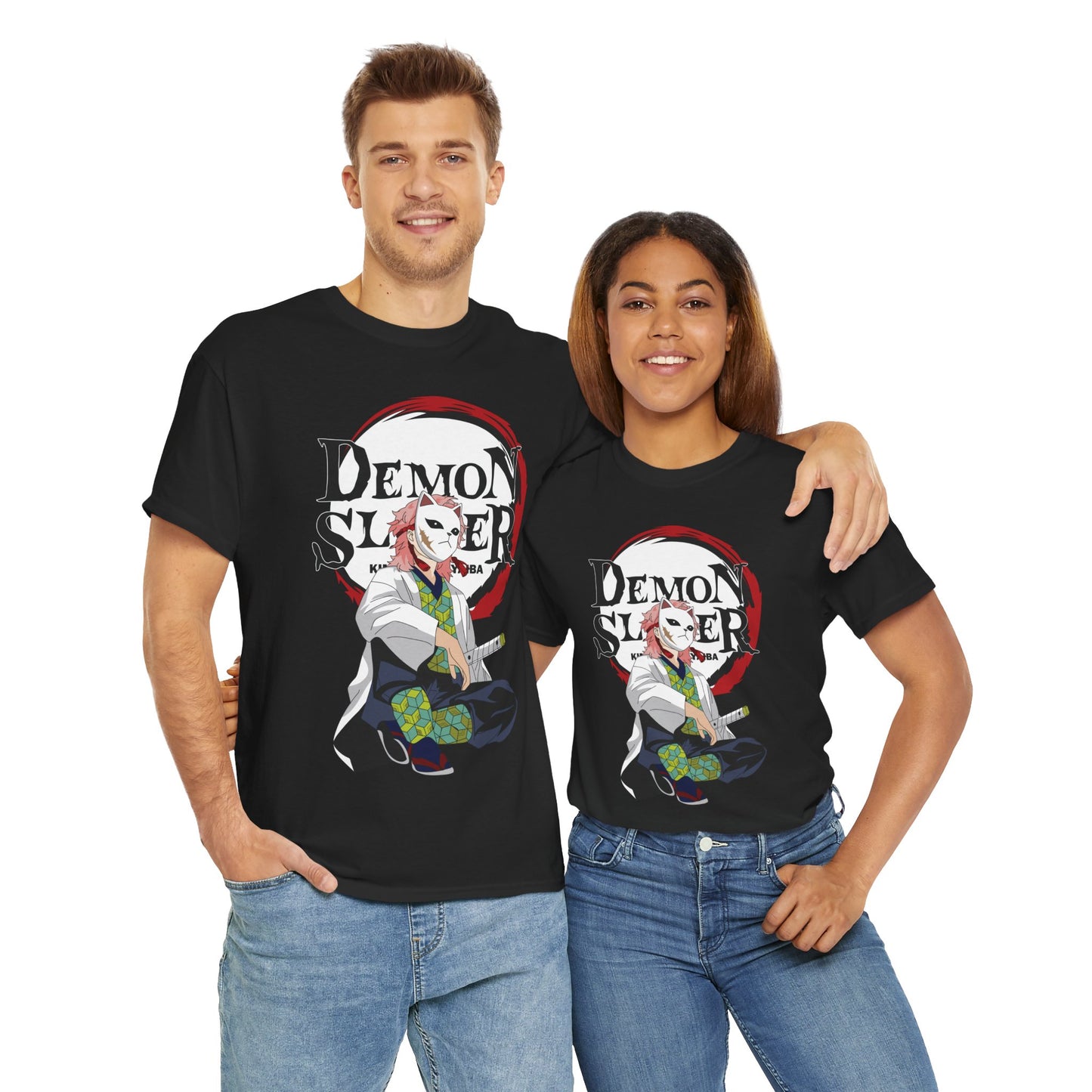 Demon Slayer Unisex Heavy Cotton Tee – Anime Fan Apparel